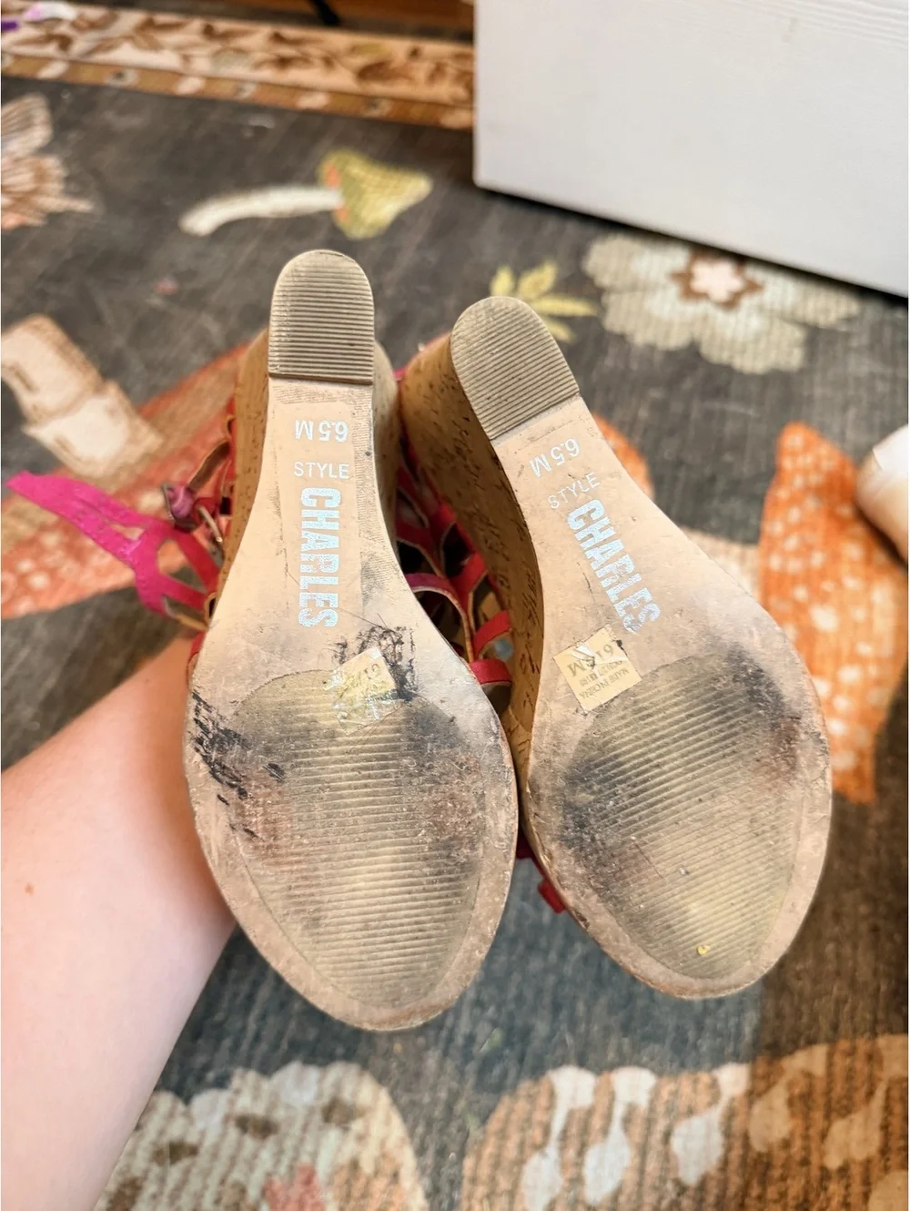 Shoe Dazzle bold hot